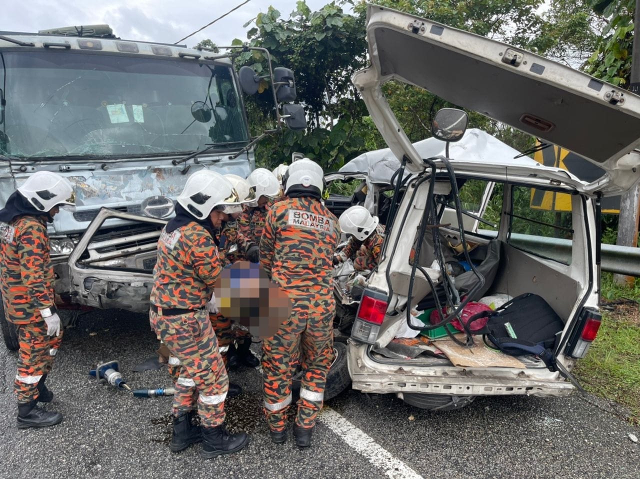 Singaporean dead collision Johor