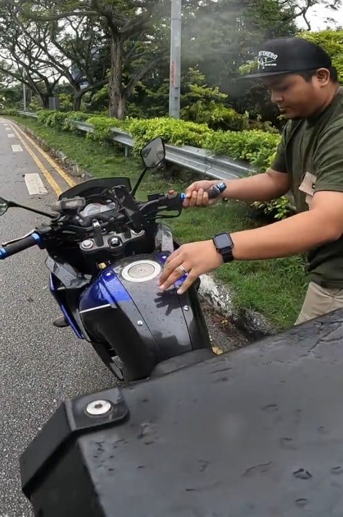 motorcyclist driver