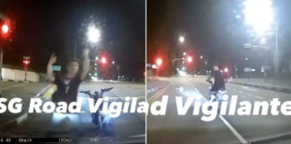 E-Bike Rider Confronts Driver At Old Airport Road Traffic Junction After Getting Honked At