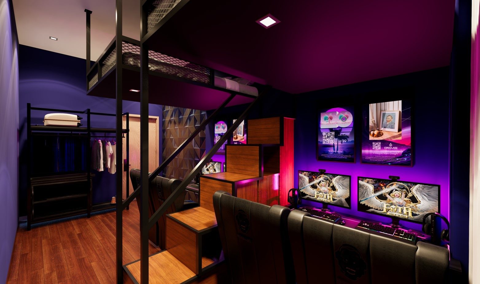 Hotel Game Room: Esports Entertainment for Guests