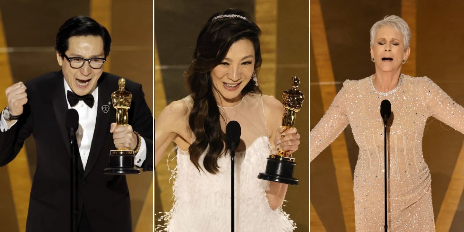 Michelle Yeoh Wins Best Actress Oscar, Ke Huy Quan & Jamie Lee Curtis Also  Bag Awards