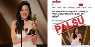 M'sia Govt Says No Public Holiday After Michelle Yeoh Wins Oscar, Warns Against Spreading Fake News