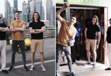 Harry Potter Actors Behind Weasley Twins & Father Visit S’pore, They Try Making Teh Tarik