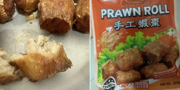 Woman Allegedly Finds Staple In Frozen Prawn Roll Bought From Sheng Siong Supermarket, Informs SFA