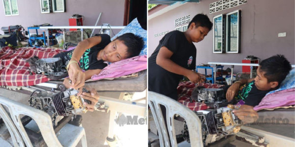 Paralysed M’sia Man Fixes Motorcycles From Bed, Being A Mechanic Is His True Passion