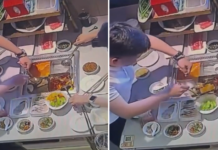 Diner In China Drops Phone Into Hotpot Soup Twice, Fishes It Out With Ladles