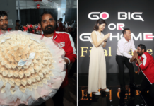 Migrant Worker Wins S$18,888 At Squid Game-Inspired S'pore Company Event, Bows & Cries In Gratitude