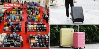 Suntec Atrium Sale Has Up To 70% Off Branded Luggage, Gear Up For June Holidays