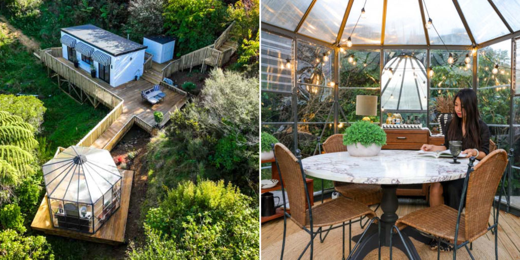 S'porean Builds Tiny Abode With Glasshouse Dining Room In New Zealand