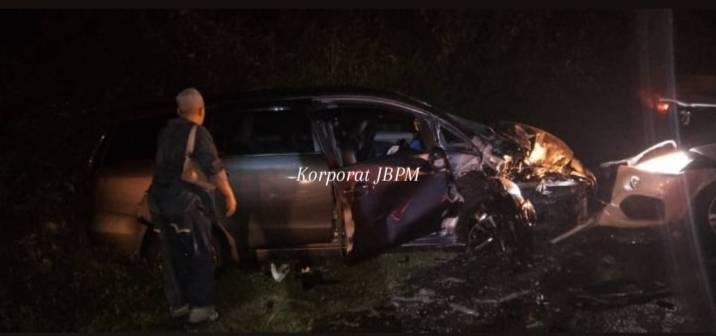 johor accident 3-car collision