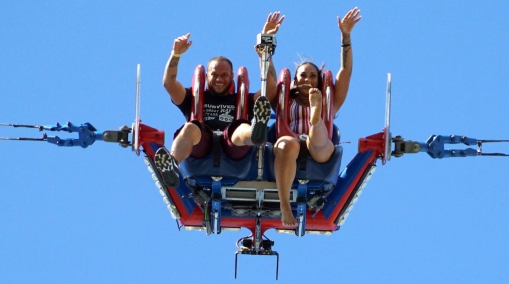 Slingshot Ride Opens In Clarke Quay, Daredevils Can Experience ...