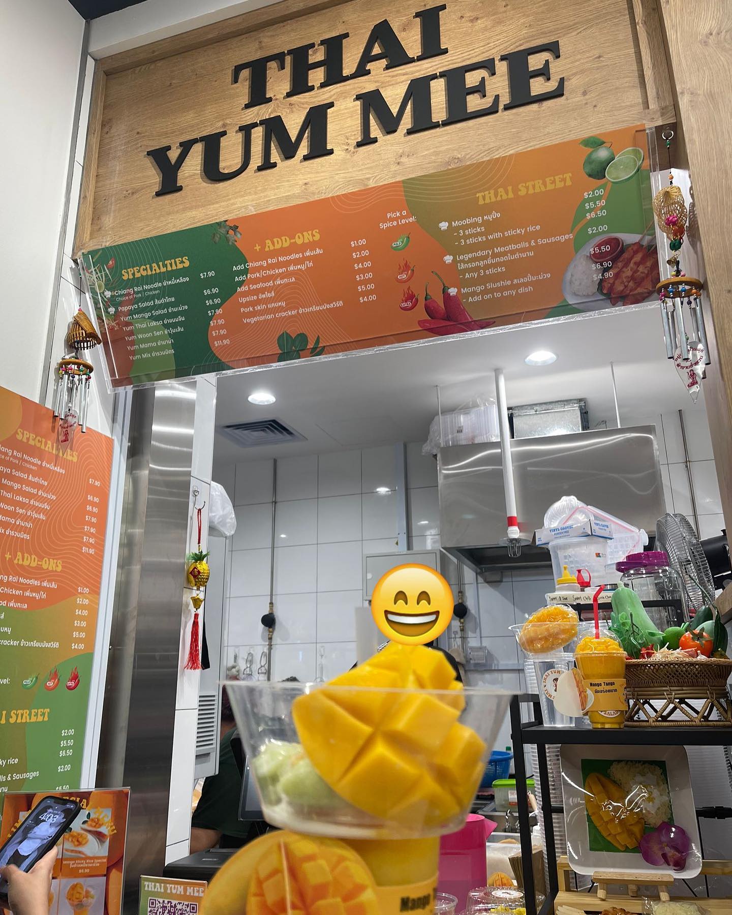 Aperia Mall Thai Supermarket Has Food Stalls Selling Stuffed Buns 