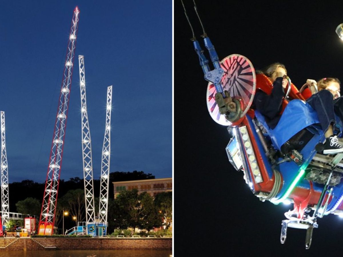 Slingshot Ride Opens In Clarke Quay, Daredevils Can Experience Rocketing  70m Above Ground