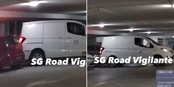 White Van Hits 3 Different Vehicles While Navigating Clementi Carpark, Authorities Urged To Take Action