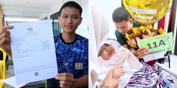 M'sian Student Aces National Exams While Caring For Bedridden Mother, Who Passes Away 2 Days Later