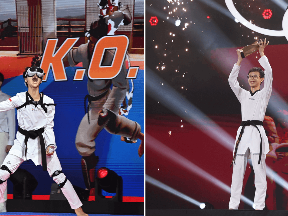 14-Year-Old S'porean Wins Taekwondo Event At Olympic Esports Week 2023, Is  First Local Champion