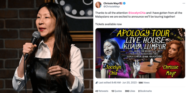 Jocelyn Chia Allegedly Holding ‘Apology Tour’ In M’sia, Announcement Might Just Be A Prank