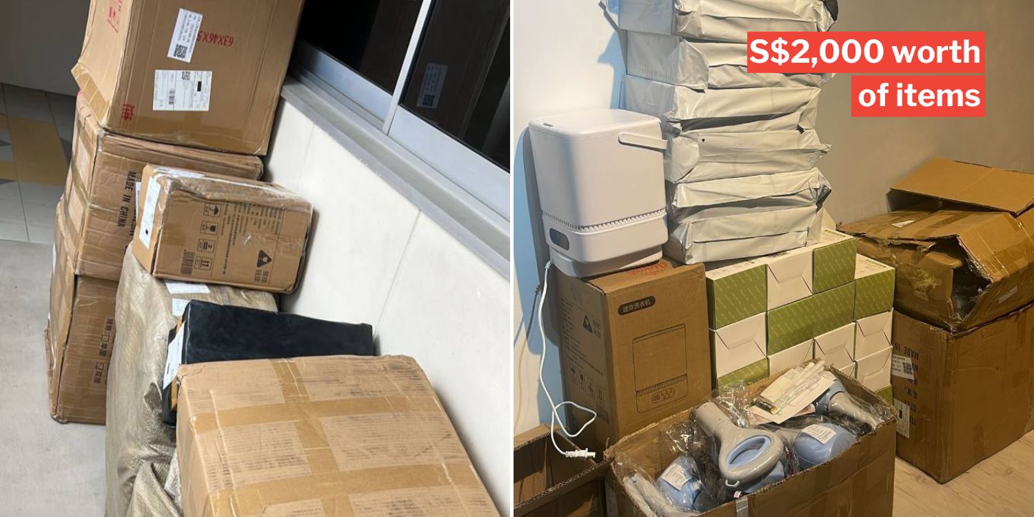 S’porean Returns From Holiday To Piles Of Taobao Deliveries At Home, Realises 4-Year-Old Nephew Ordered Them
