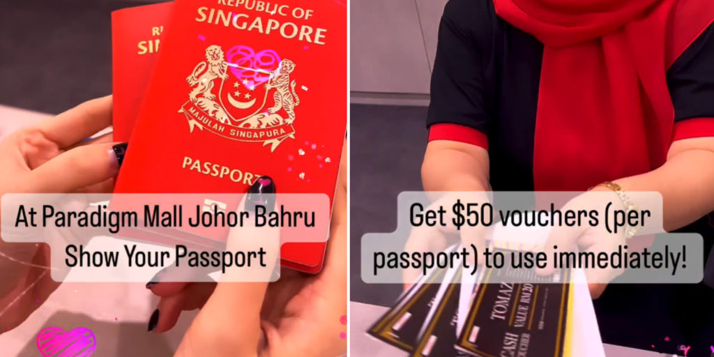 S'poreans Who Show Passports At Paradigm Mall JB Will Get RM50 Worth Of