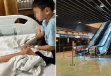 6-Year-Old Boy's Crocs Get Caught In Botanic Gardens MRT Escalator, Needs Surgery For Dislocated Toe