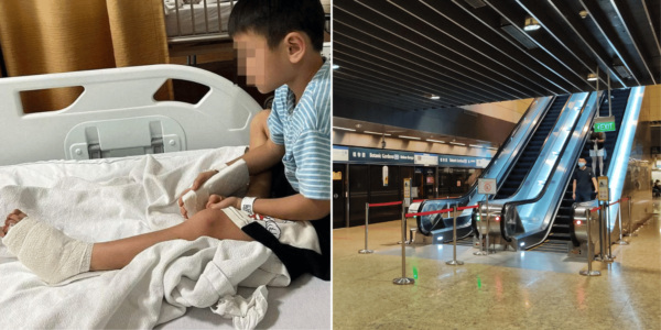 6-Year-Old Boy's Crocs Get Caught In Botanic Gardens MRT Escalator, Needs Surgery For Dislocated Toe