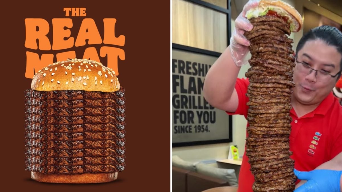 Burger King Thailand debuts 'Real Meat Burger' with only meat