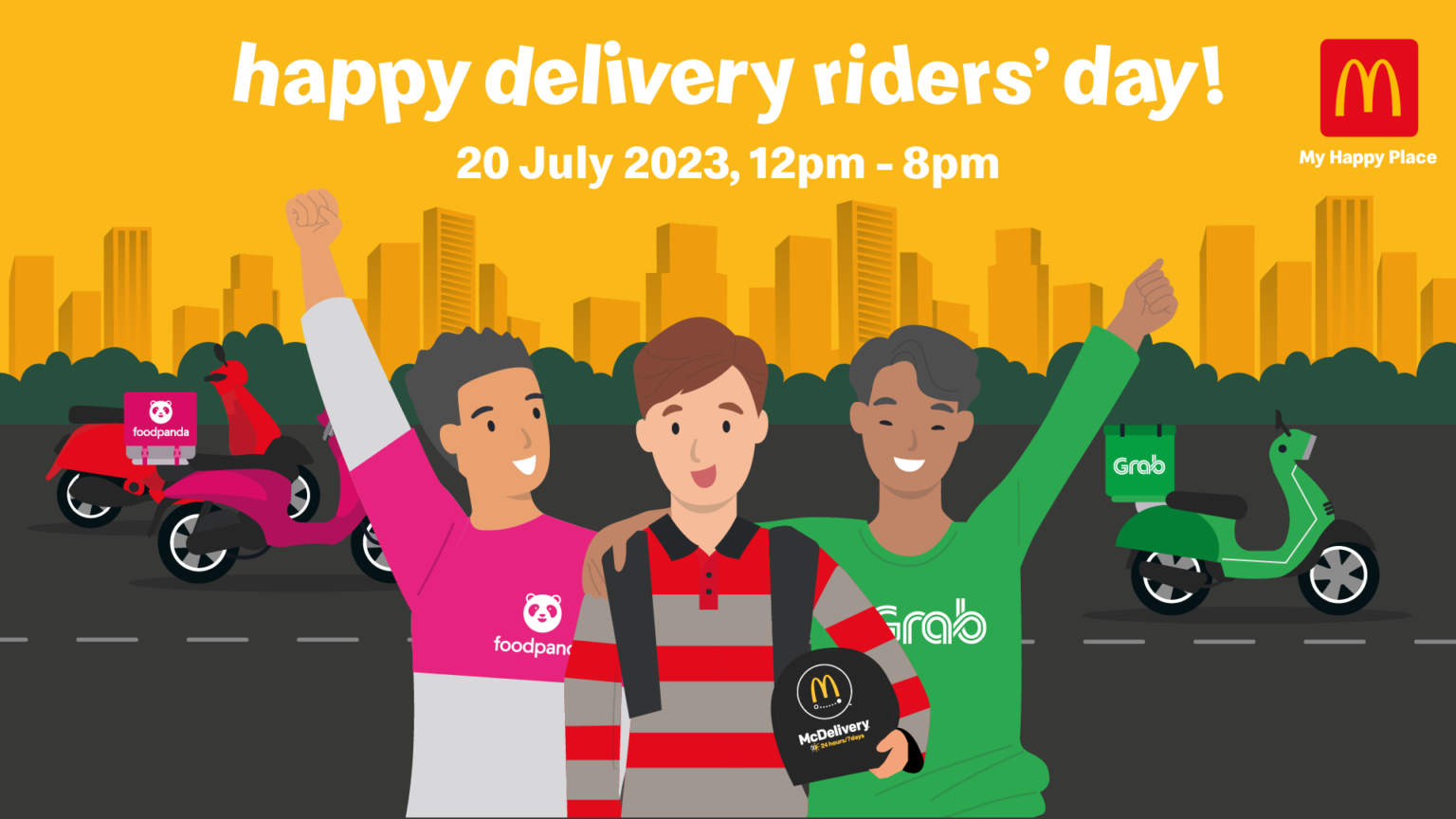 McDonald's Giving S'pore Food Delivery Riders Free McChicken Meals ...