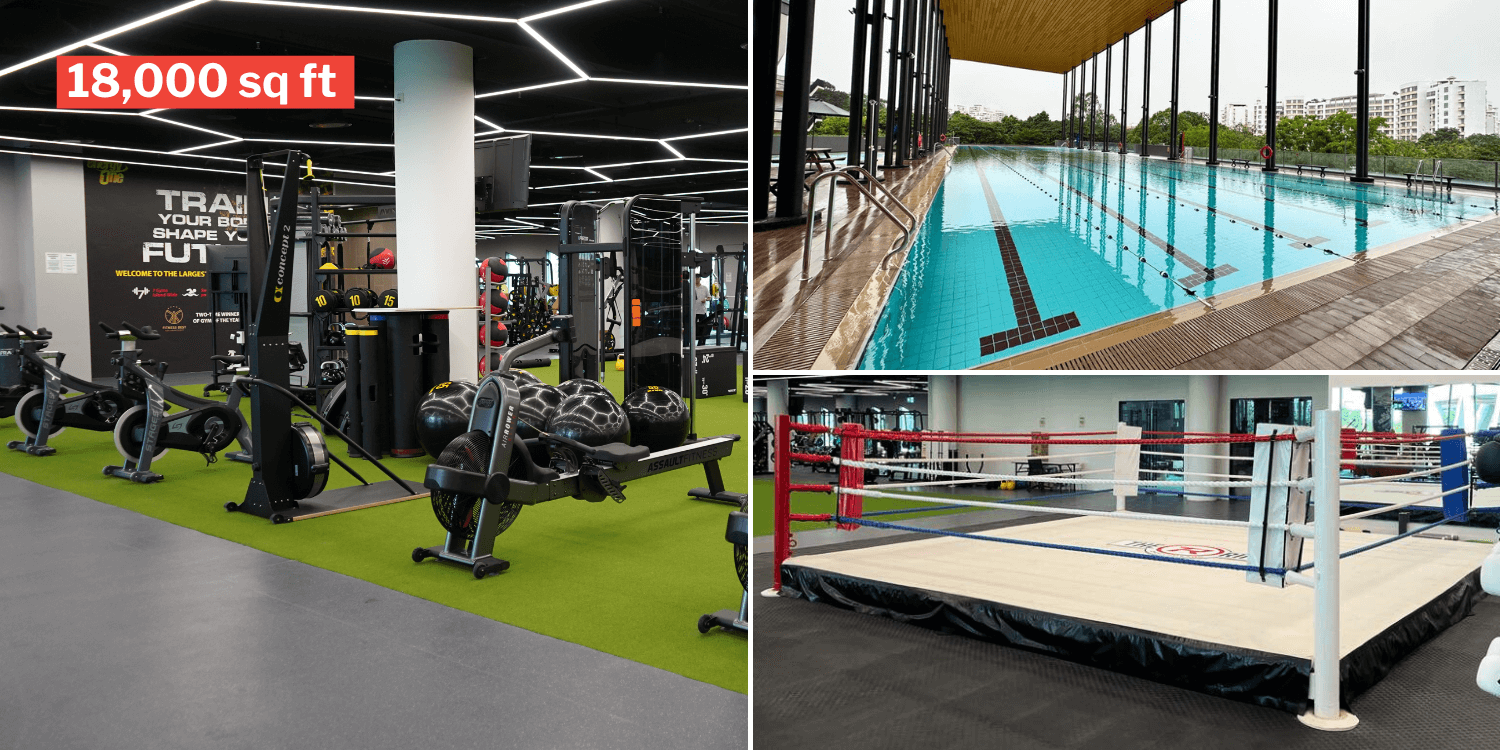 Largest SAFRA Gym Opens In Choa Chu Kang, Includes Sheltered Swimming Pool & Boxing Ring