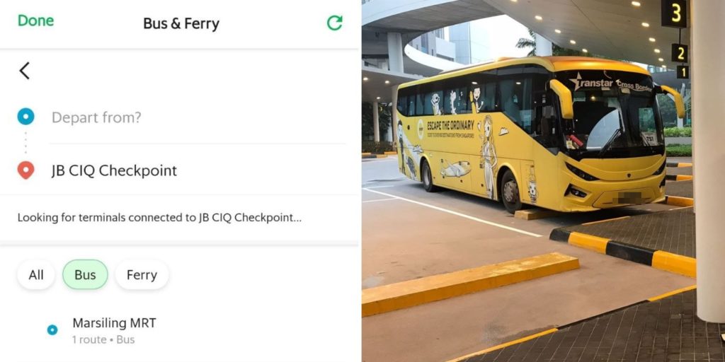 S’pore To JB Bus Rides Available On Grab From S$3, Choose From Multiple ...