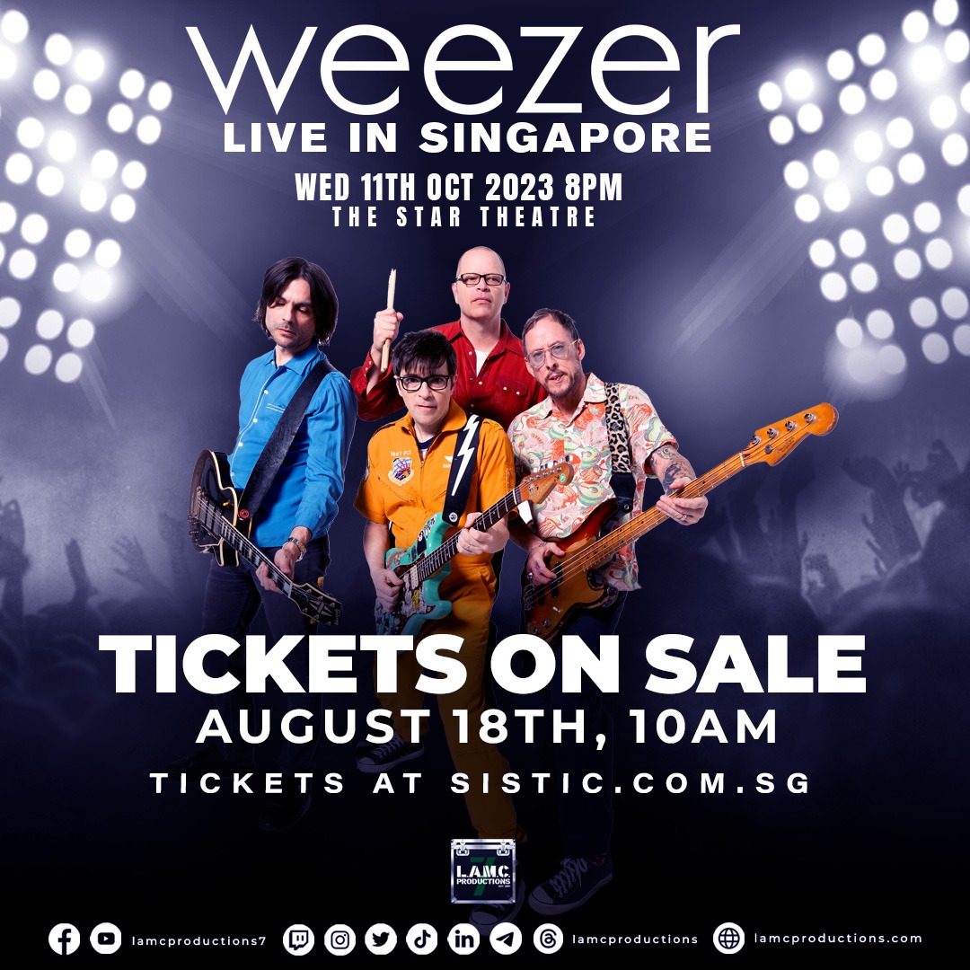 weezer concert singapore