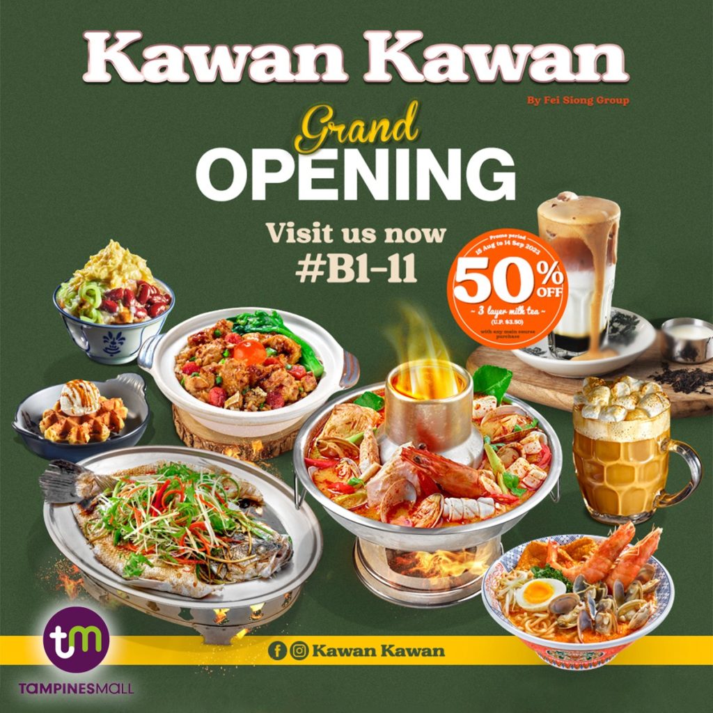 Tampines Mall Has New Food Court Selling Thai Cuisine & Spanish Tapas
