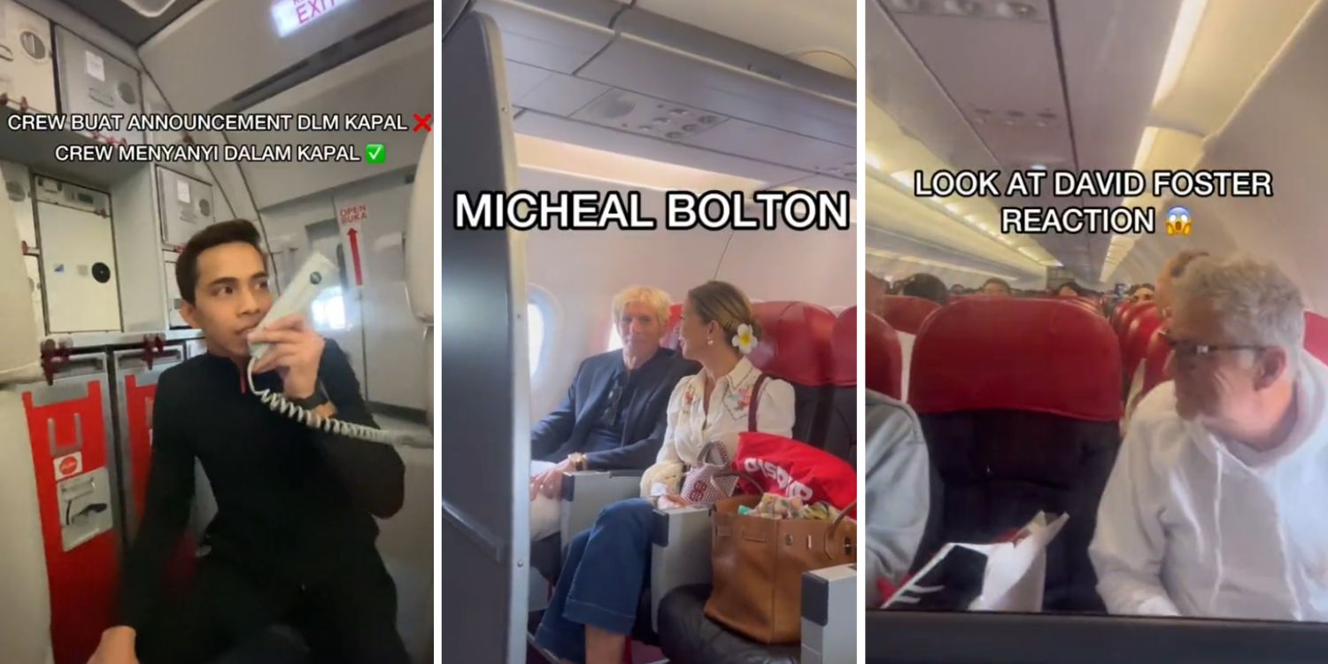 AirAsia Flight Attendant On S’pore-Bound Flight Serenades Passengers ...