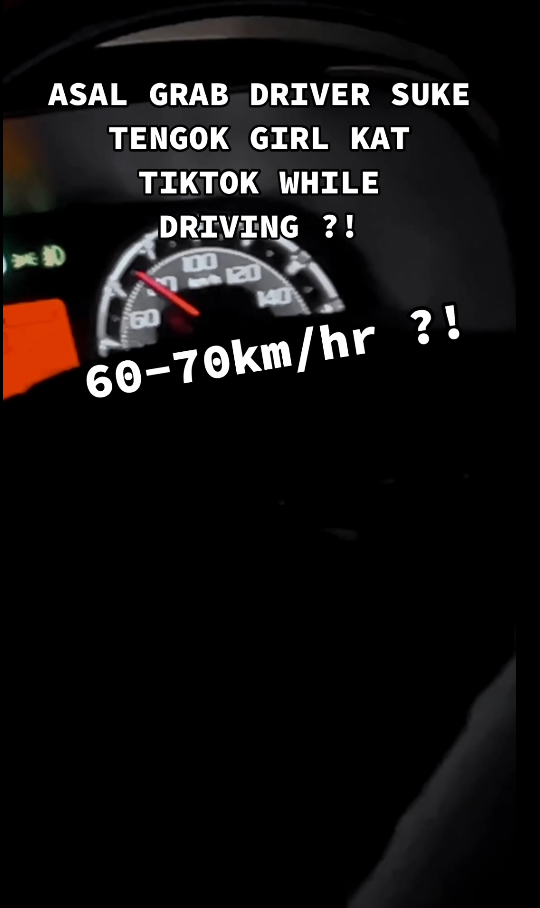 Grab driver TikTok highway
