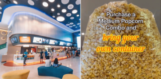 Cathay Cineplex AMK Offers Up To 3KG Of Popcorn, Bring Your Own Container To Claim