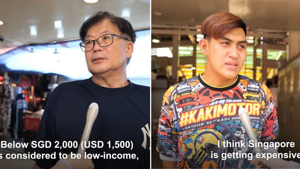 S’poreans Think Low Income Is Salary Below S$2,000 Due To High Living Costs