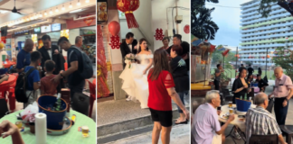 Couple Holds Wedding Banquet At Bukit Merah Kopitiam, Event Sparks Nostalgia For Traditional Ceremonies