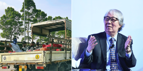 S'pore Businesses Urge 'Careful Consideration' For Ban On Lorries Ferrying Workers, Tommy Koh Says Money's The Real Reason