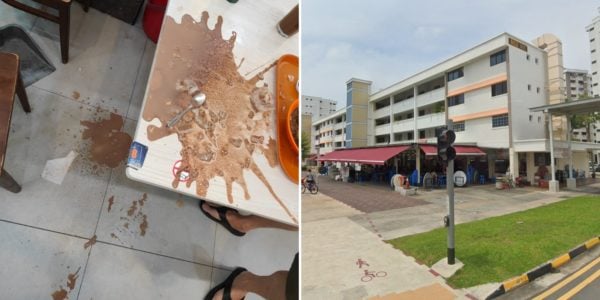 Glass Of Milo Explodes While Family Dines At Tampines Coffeeshop, Staff Allegedly Refuse To Help