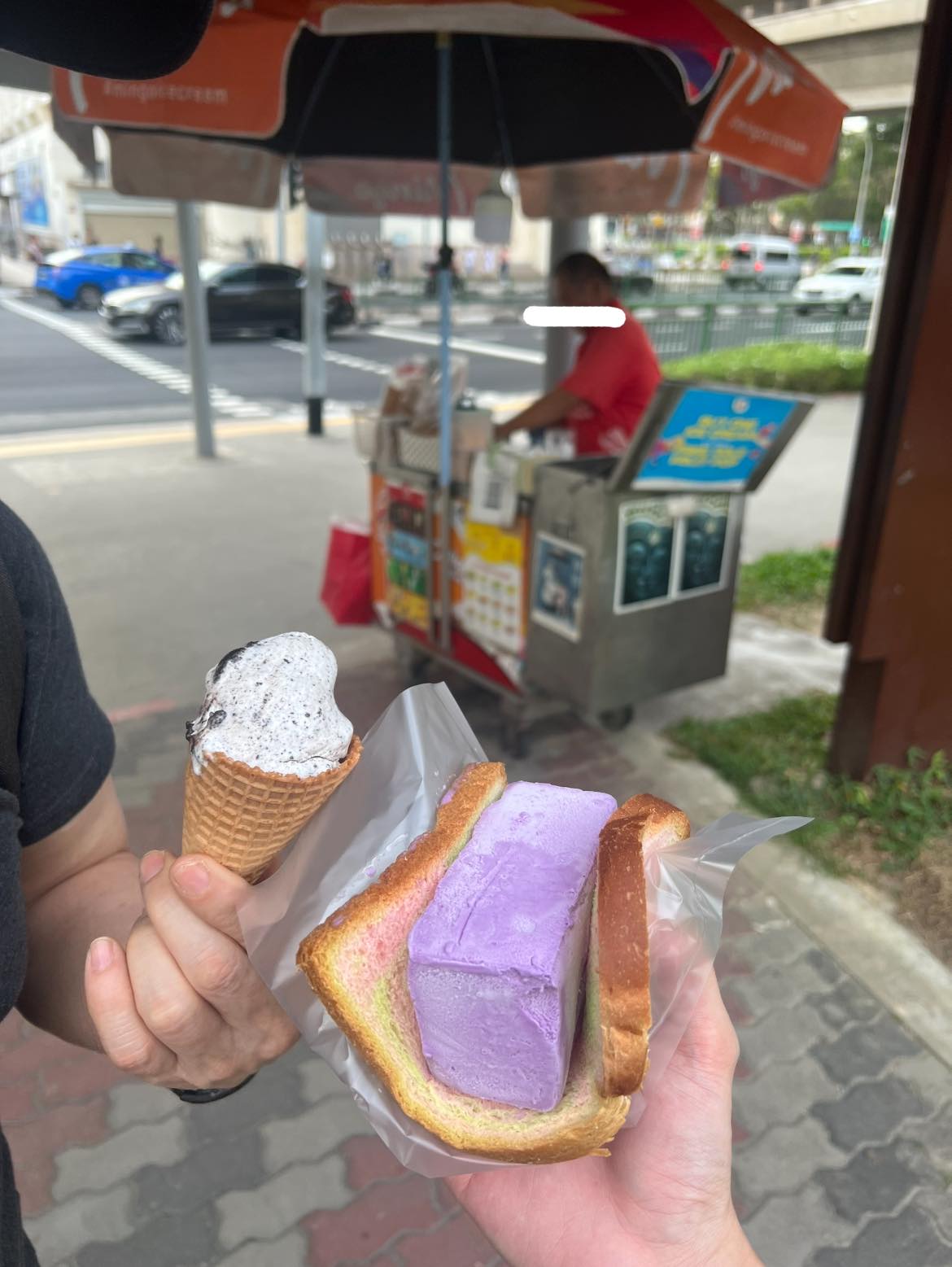 tampines ice cream cart