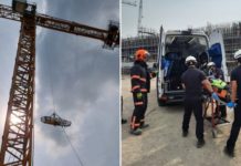 SCDF Rescues Man From 40m-High Tower In Tuas, He Was Too Unwell To Climb Down Himself