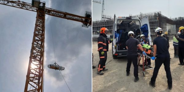 SCDF Rescues Man From 40m-High Tower In Tuas, He Was Too Unwell To Climb Down Himself