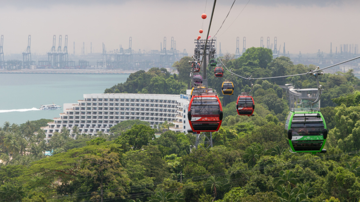 sentosa222  Sentosa Cable Car Mount Faber Line Singapore - A Globe Well Travelled