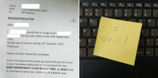 Worker Quits S'pore Company, Complains About Lack Of Bonus & Stingy Boss In Resignation Letter