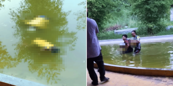 Grandfather & Toddler Grandson Found Drowned In Pond Near M'sia Restaurant, No Foul Play Suspected