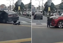 Child Falls Out Of Moving Car In M‘sia, Gets Hit By 2 Vehicles But Survives