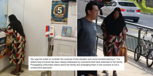 Son-In-Law Of Woman Seen Begging For Money In Joo Chiat Defends Her, Urges Compassion