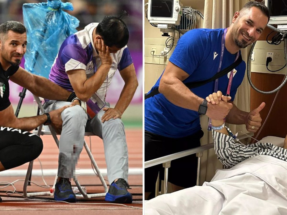 Hammer Throw Accident Breaks Asian Games Official's Leg, He's 