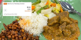 Diner Charged S$12 For Nasi Padang At Jurong Food Court, Beef Rendang Alone Cost S$5.80