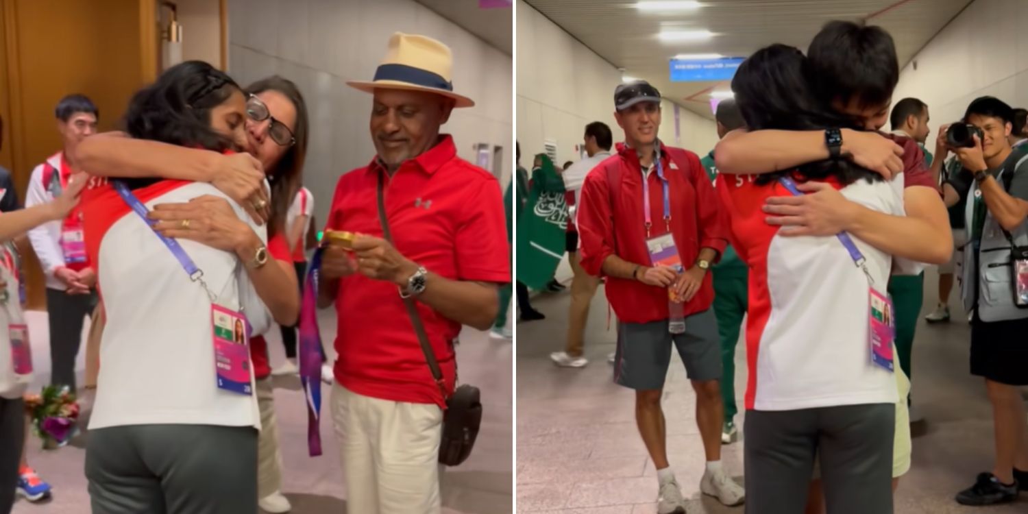 Shanti Pereira Hugs Parents & Boyfriend In Heartwarming Scene After Winning Asian Games Gold