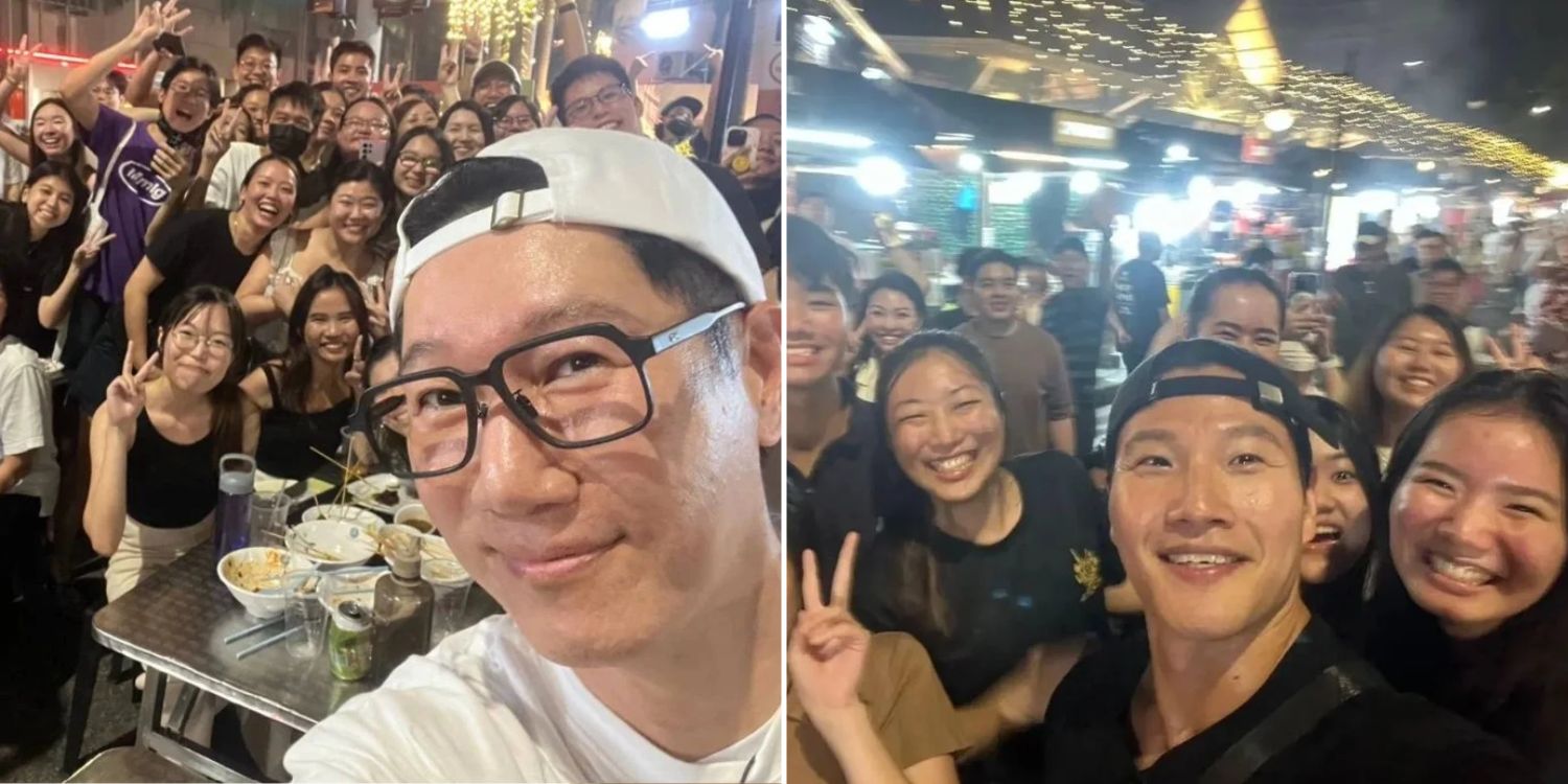 Running Man Stars Spotted Filming At Lau Pa Sat In